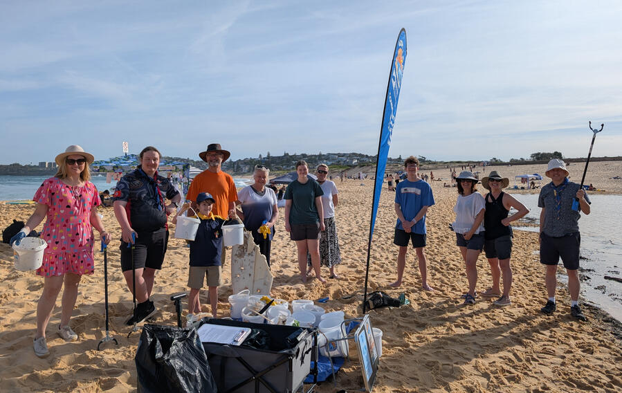 Beach Clean up Adopt a Beach and Scouts