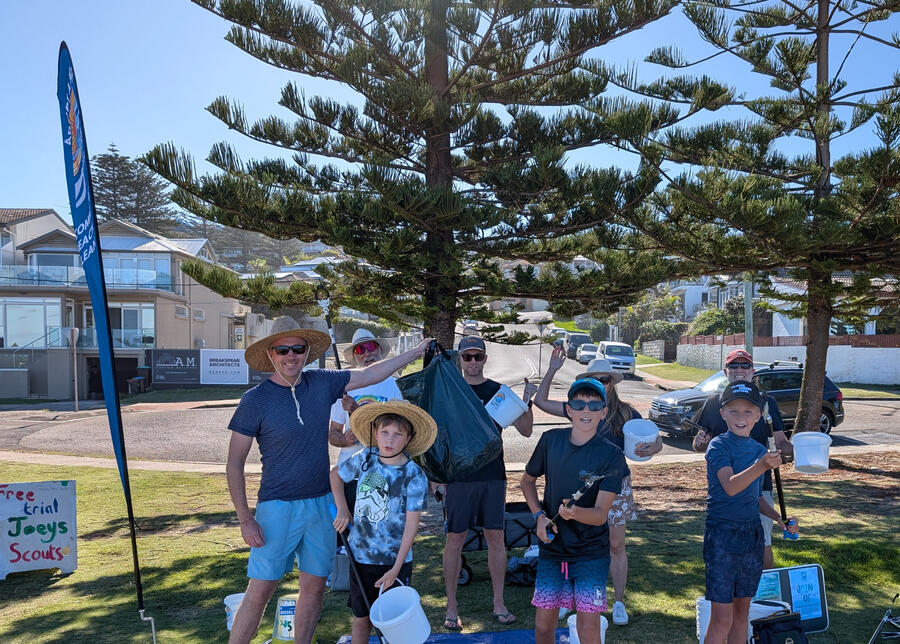 Beach Clean up Adopt a Beach and Scouts